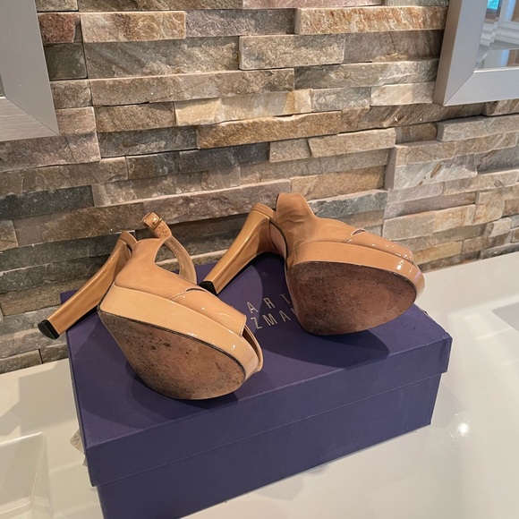 Stuart Weitzan platform dress shoes - Picture 3 of 4